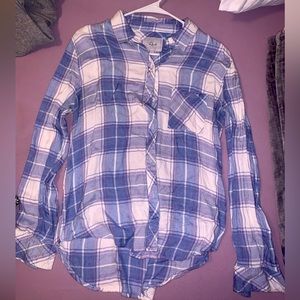 Small Dails soft flannel pink, blue, and white